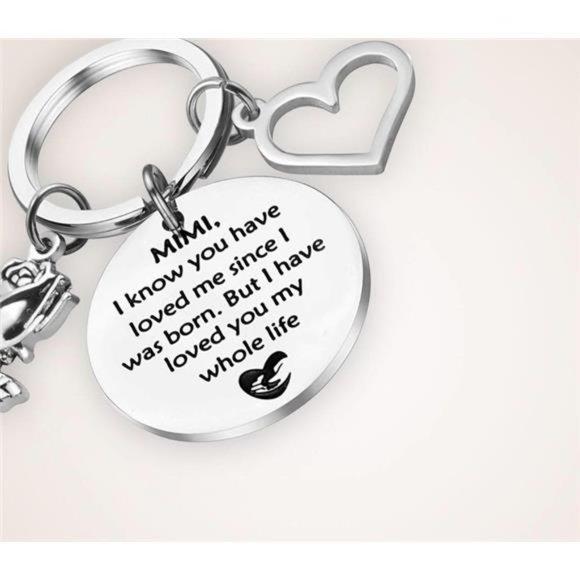 Mimi I Know You Have Loved Me Since I Was Born Keychain | Mimi Grandma Present - Picture 5 of 8